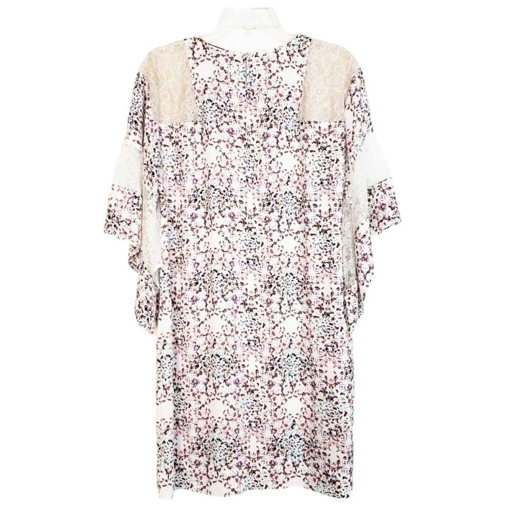 BCBGMaxAzria Susannah Print Blocked Kaftan Dress - Picture 4 of 6